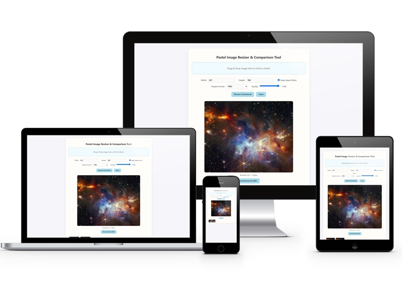 Screenshot of resizer.philforster.co.uk